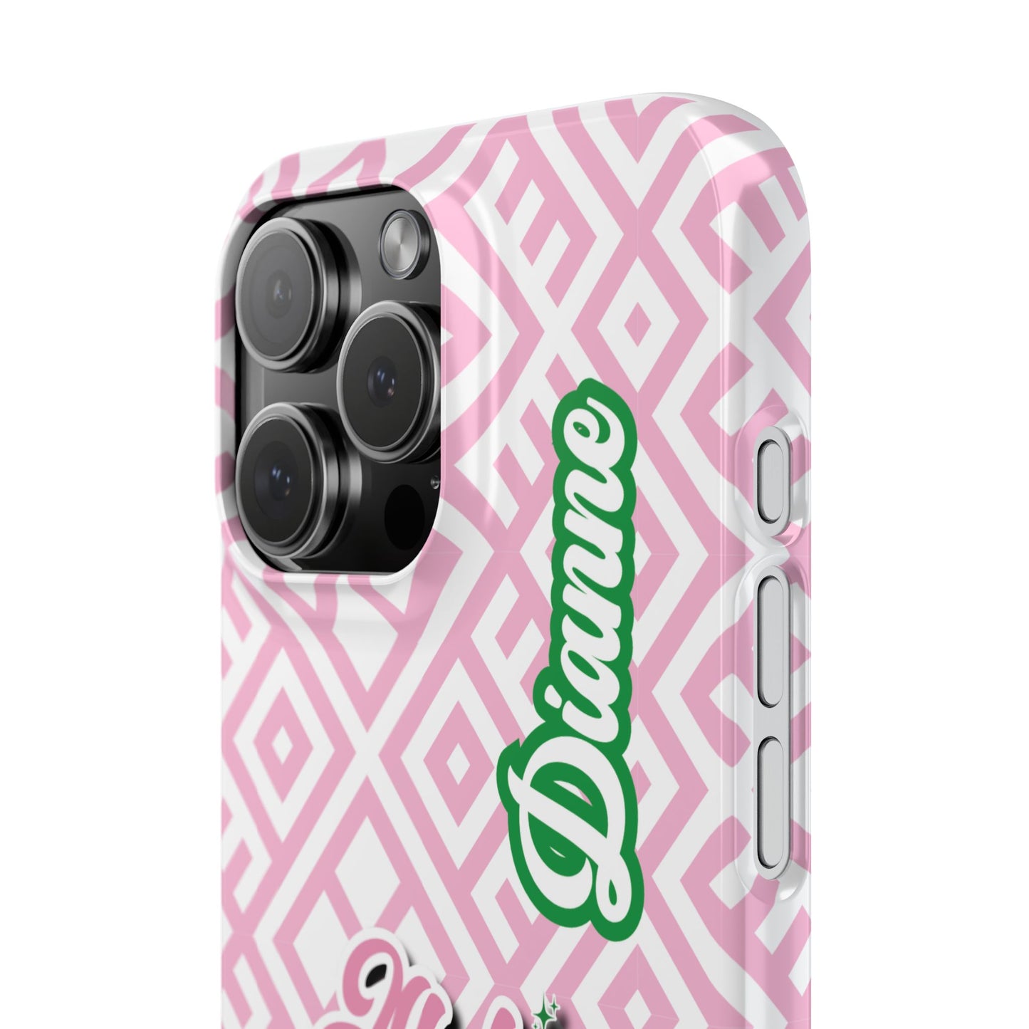 AKA Sorority Inspired PERSONALIZED Phone Case (iPhone 16 Plus-Galaxy 23Ult) | Alpha Kappa Alpha Customized Gift | Sorority Gift Idea | Big Little Custom Gift
