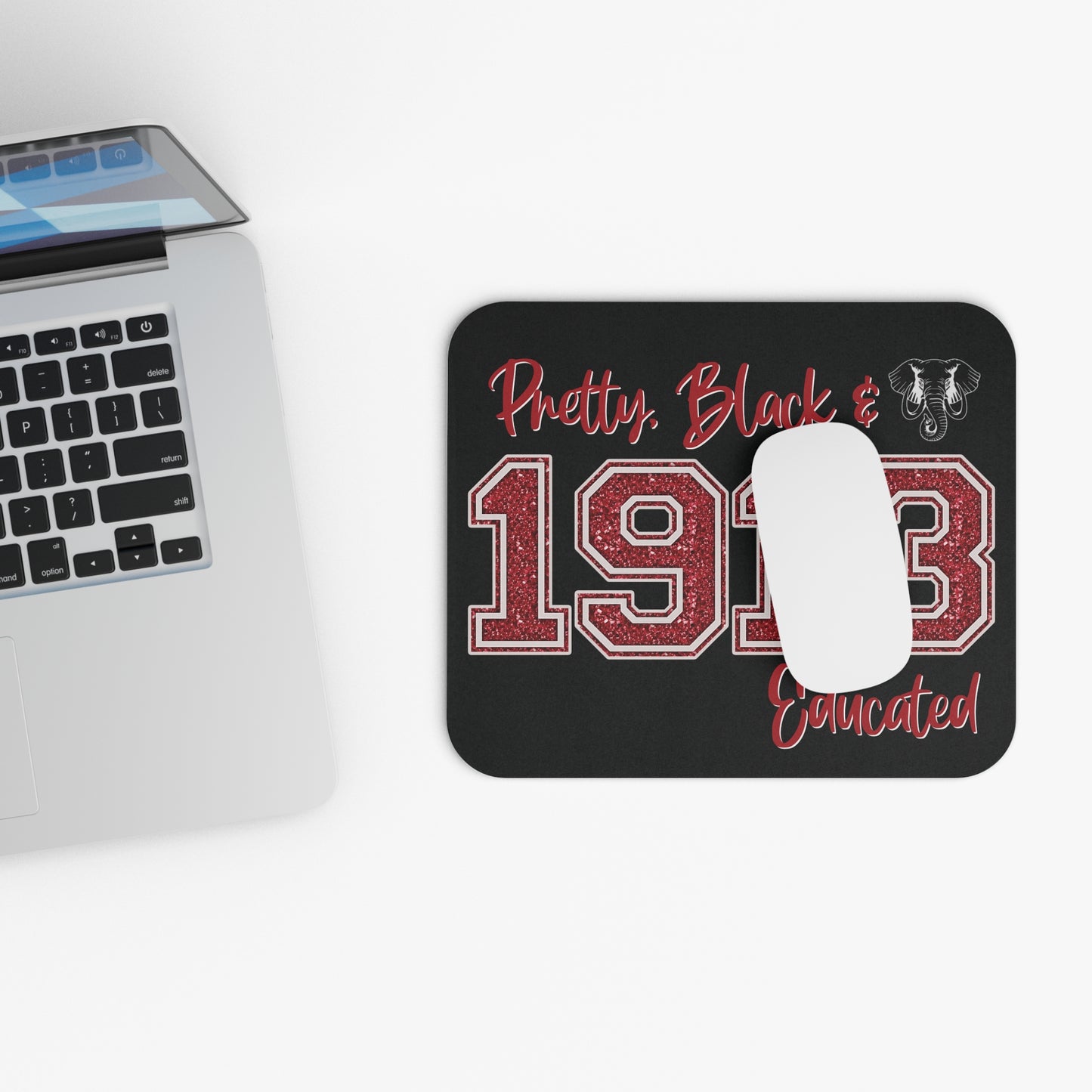 Delta Sigma Theta Sorority Mouse Pad | DST 1913 | Soror Sisterhood Gift | Christmas Founders' Day | Big Little Reveal Gift