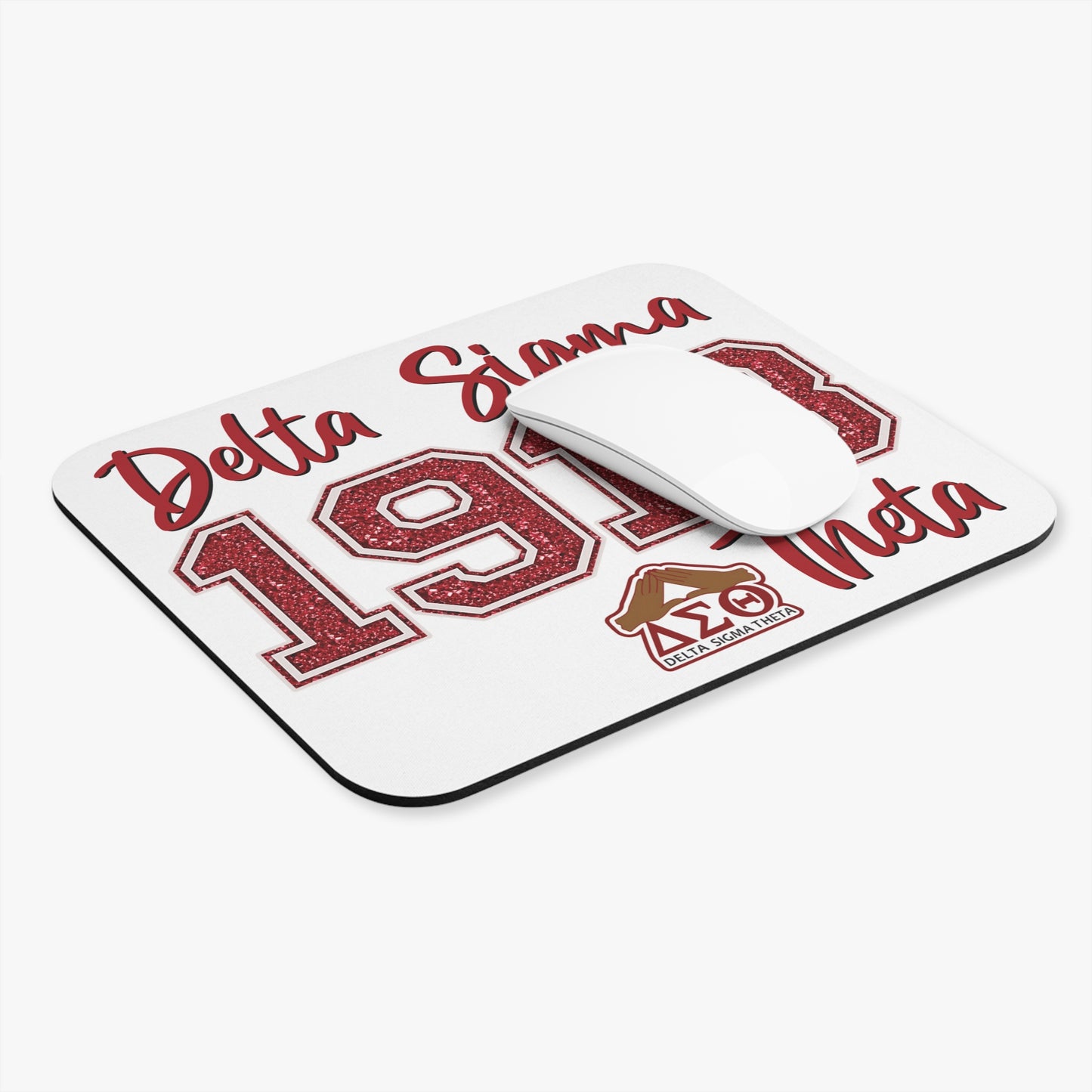 Delta Sigma Theta Sorority Mouse Pad | DST 1913 | Soror Sisterhood Gift | Christmas Founders' Day | Big Little Reveal Gift