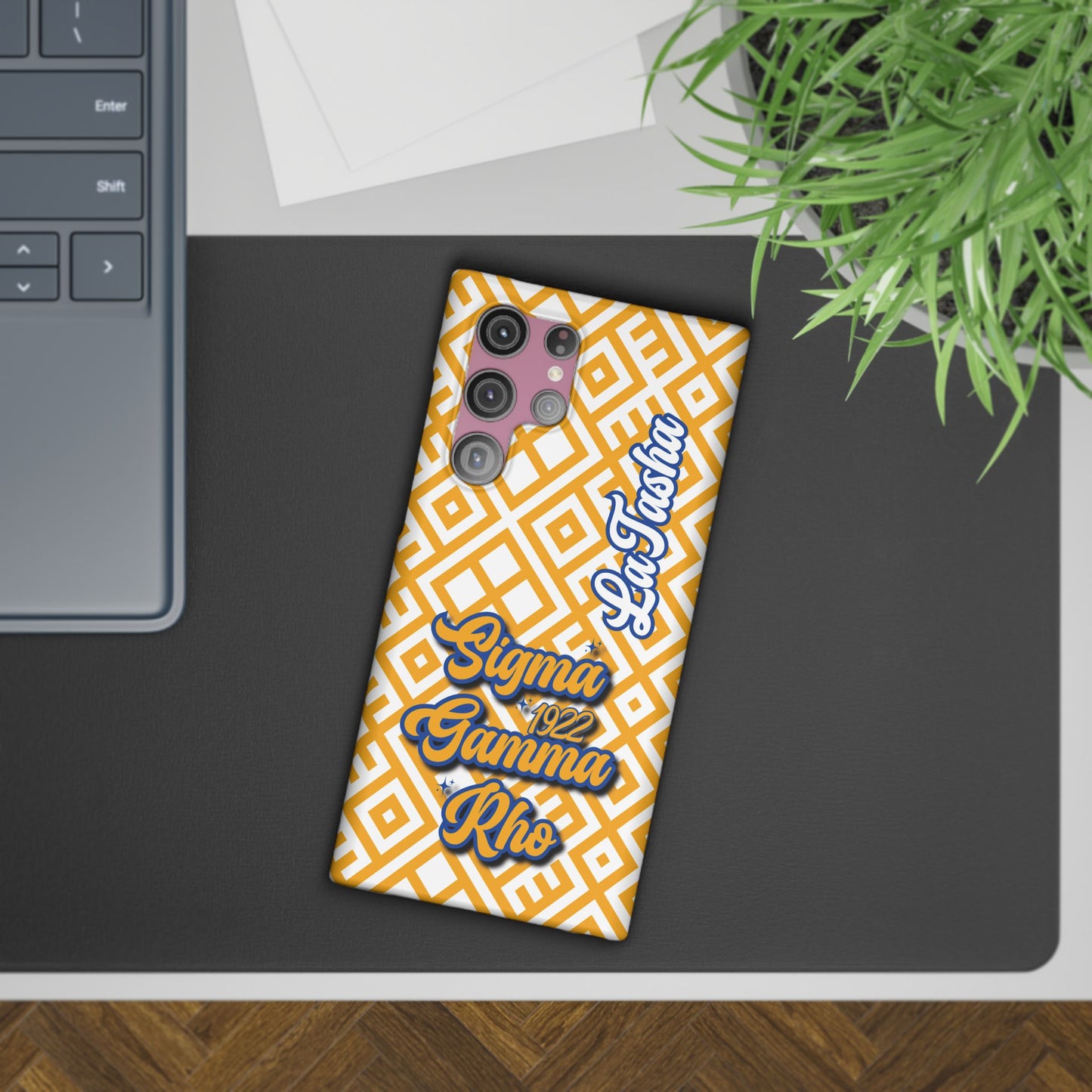 Sigma Gamma Rho Sorority PERSONALIZED Phone Case (iPhone 16 Plus-Galaxy 23Ult) | SGRho Customized Soror Gift | Big Little Reveal Gift |Founders' Day