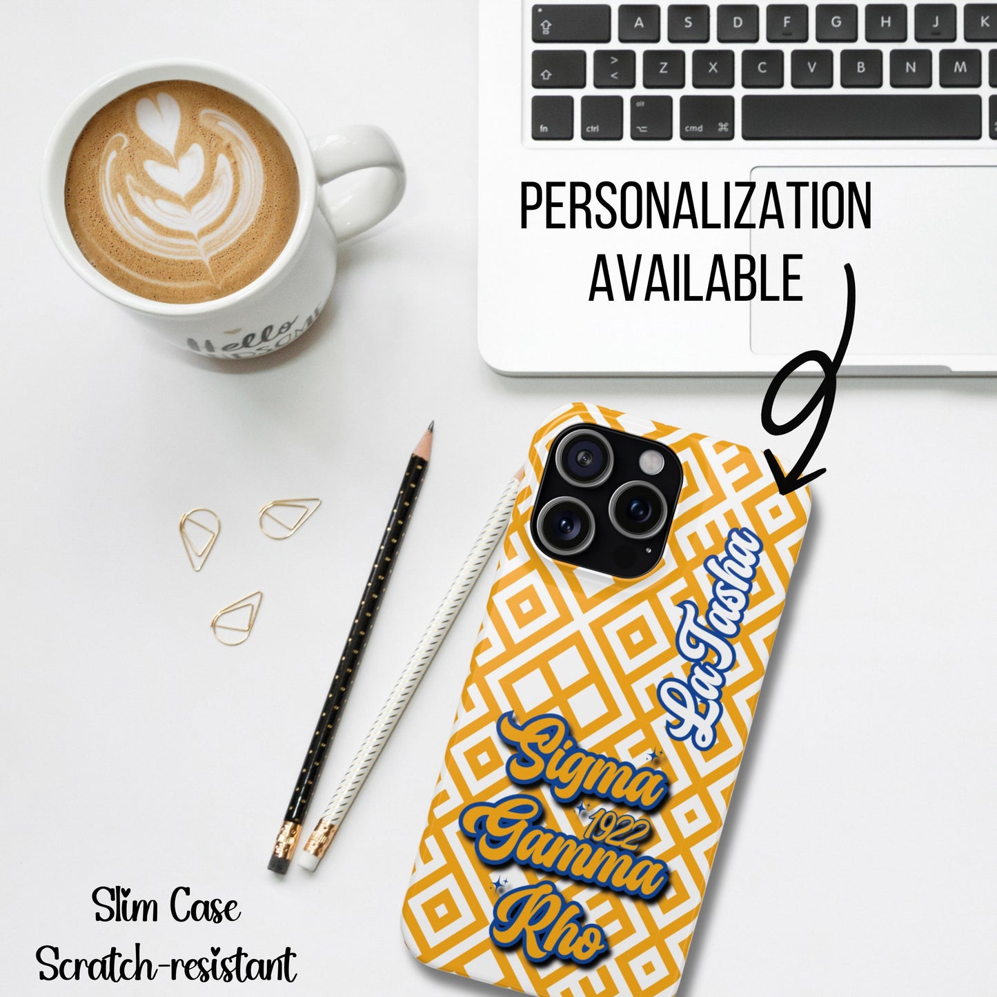 Sigma Gamma Rho Sorority PERSONALIZED Phone Case (iPhone 16 Plus-Galaxy 23Ult) | SGRho Customized Soror Gift | Big Little Reveal Gift |Founders' Day
