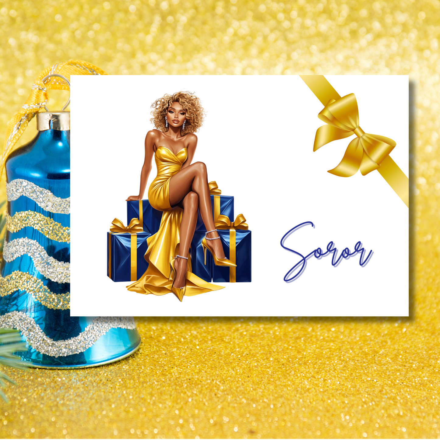 Sigma Gamma Rho Sorority Folded 5 x 7 Greeting Cards w/ envelopes (10, 30, 50) SGRho Christmas Holiday Cards | Sigmaversary Invitations