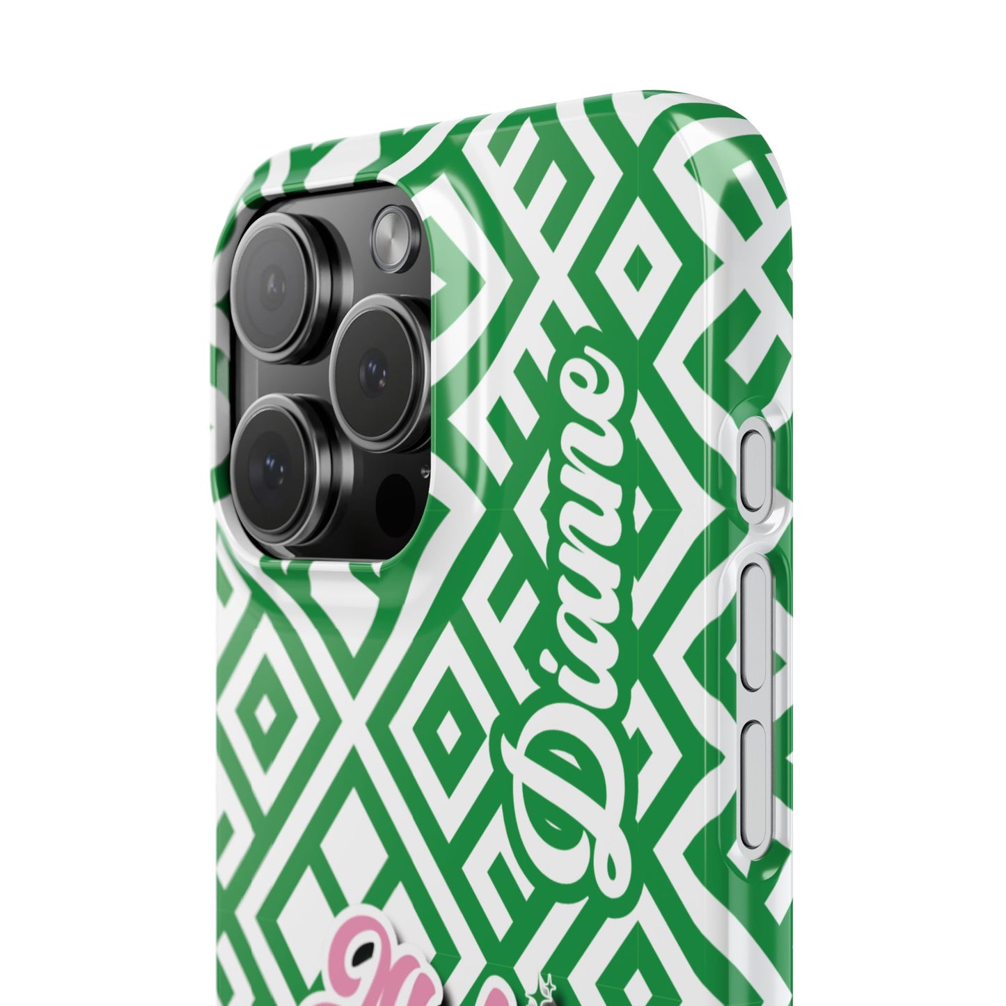 AKA Sorority Phone Case PERSONALIZED (iPhone 16 Plus-Galaxy 23Ult) | Alpha Kappa Alpha Custom Gift | AKA Soror Founders' Day | Probate Crossing 1908