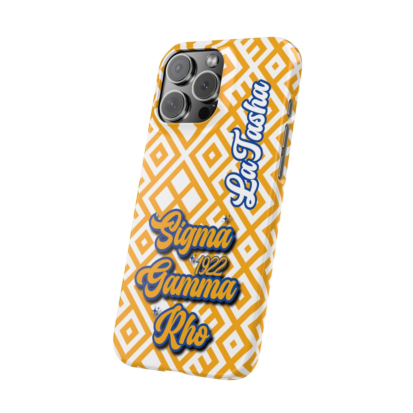 Sigma Gamma Rho Sorority PERSONALIZED Phone Case (iPhone 16 Plus-Galaxy 23Ult) | SGRho Customized Soror Gift | Big Little Reveal Gift |Founders' Day