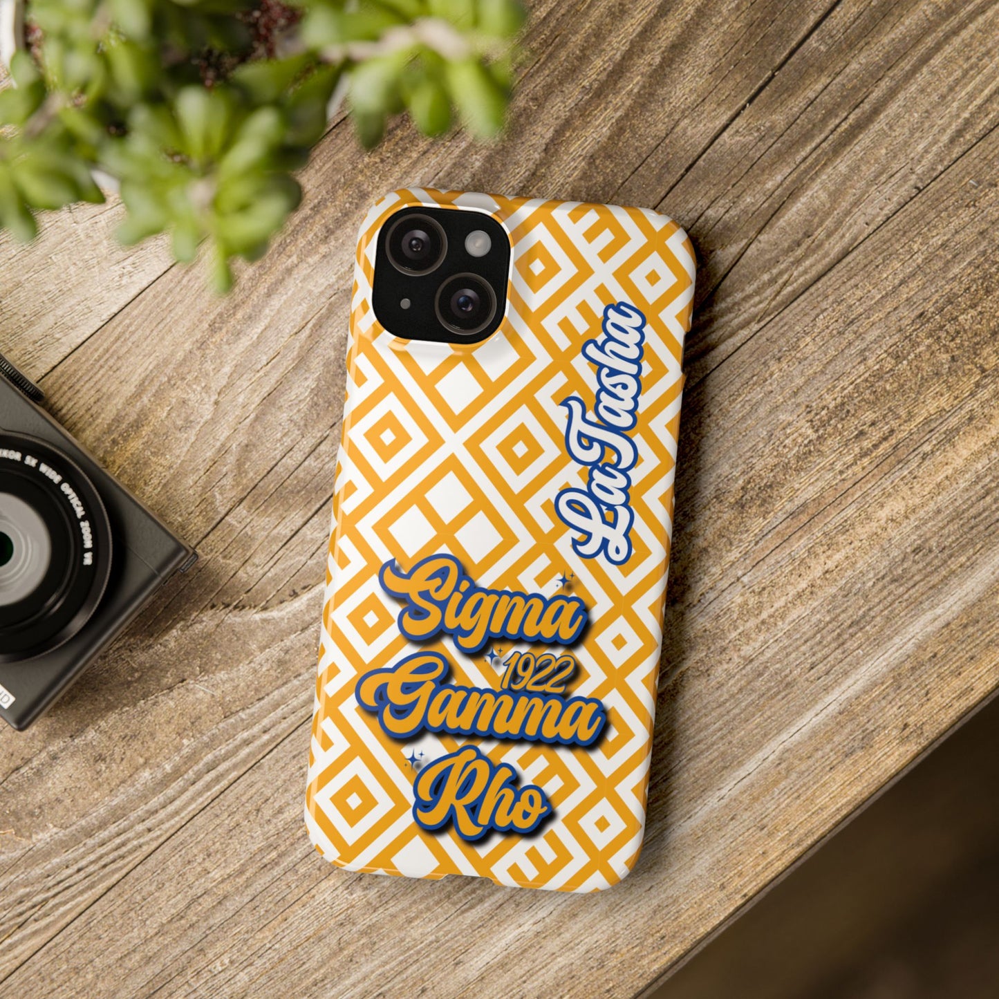 Sigma Gamma Rho Sorority PERSONALIZED Phone Case (iPhone 16 Plus-Galaxy 23Ult) | SGRho Customized Soror Gift | Big Little Reveal Gift |Founders' Day