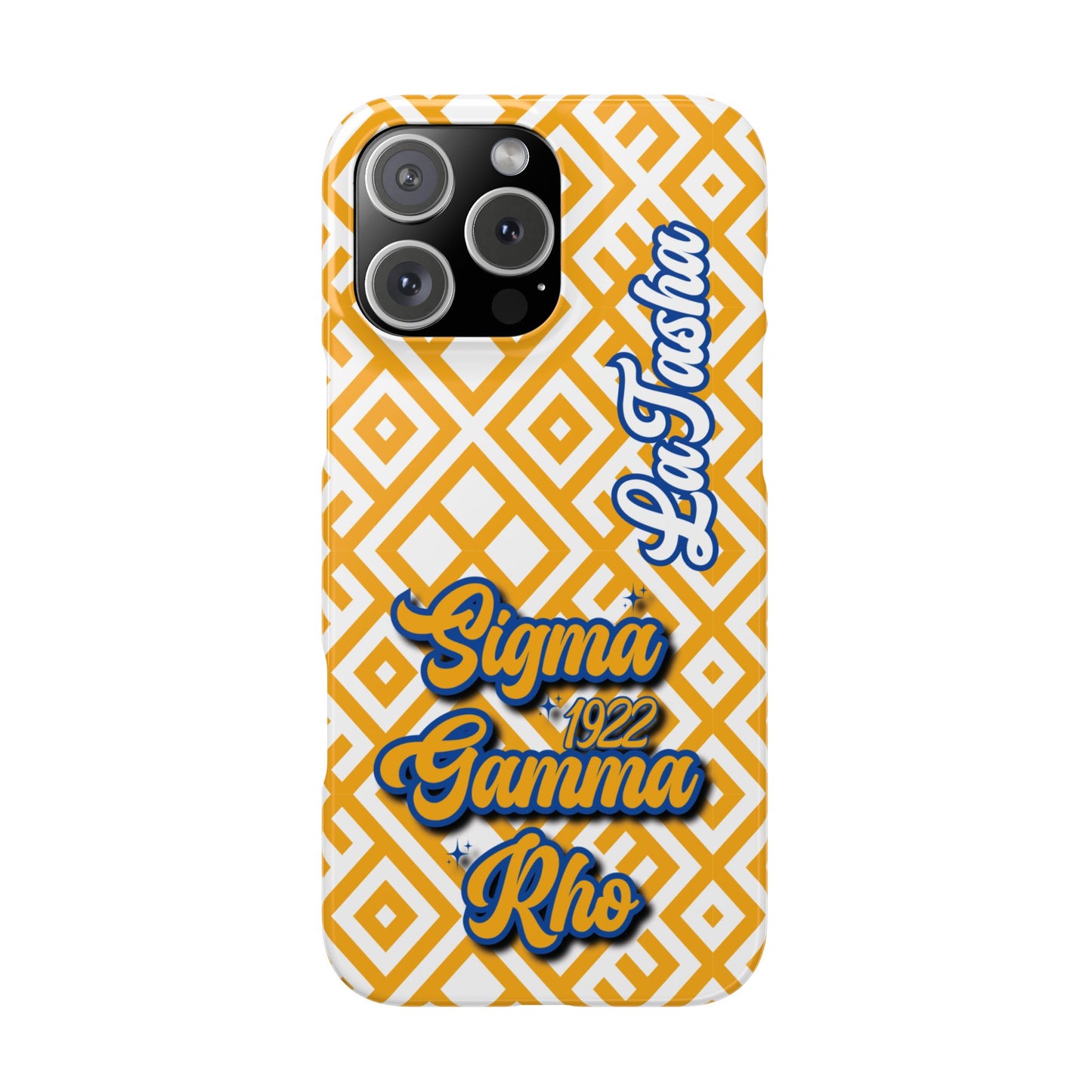 Sigma Gamma Rho Sorority PERSONALIZED Phone Case (iPhone 16 Plus-Galaxy 23Ult) | SGRho Customized Soror Gift | Big Little Reveal Gift |Founders' Day