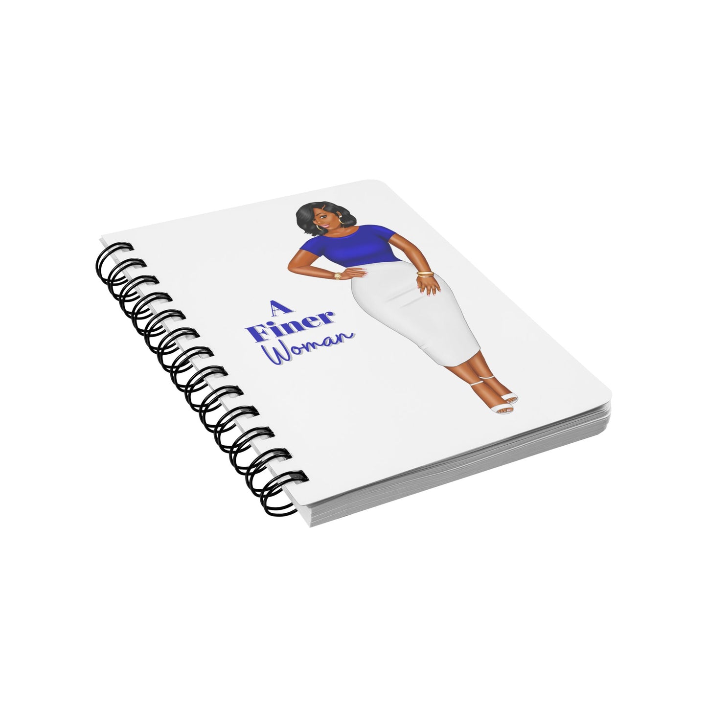 Zeta Phi Beta Sorority Inspired Spiral Notebook 5in x 7in | A Finer Woman