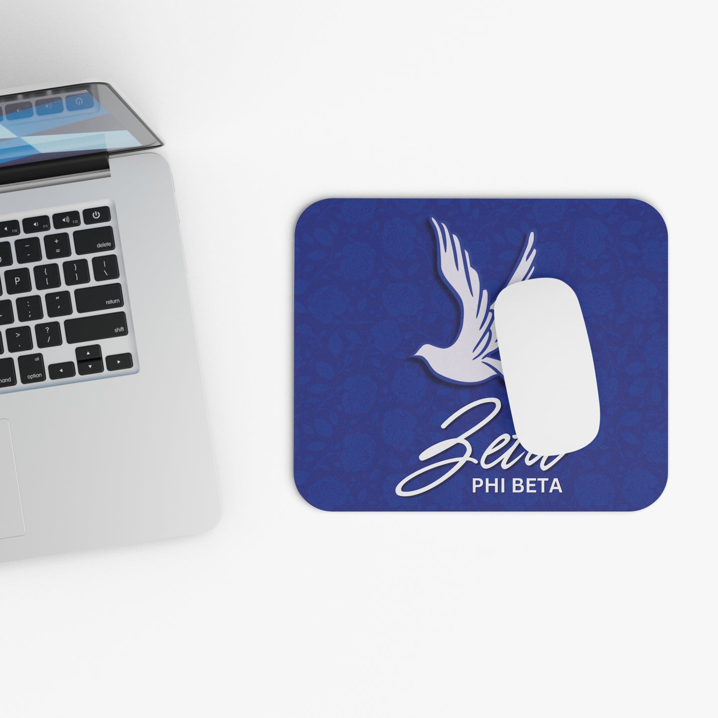 Zeta Phi Beta Sorority Mouse Pad | ZPB 1920 Dove | Soror Sisterhood Gift Idea | Christmas Founders' Day | Probate Crossing Season