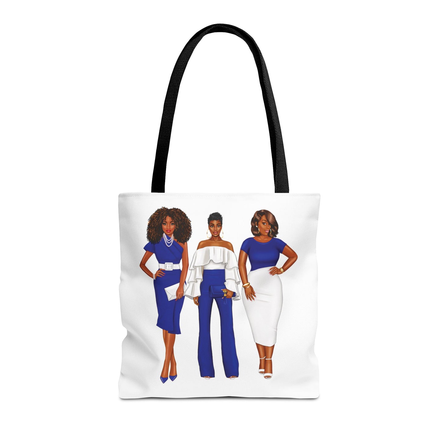 Zeta Phi Beta Sorority-Inspired Tote Bag (3 sizes) - ZPB Catch All Bag - Zeta Sisterhood Gift