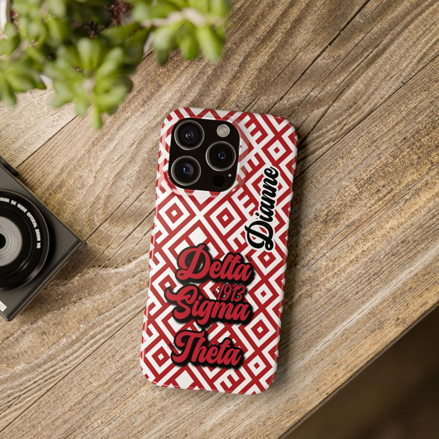 Delta Sigma Theta Sorority Phone Case PERSONALIZED (iPhone 16 Plus-Galaxy 23Ult)| DST Custom Phone Case | Delta Soror Christmas Gift | Probate Crossing Gift 1913
