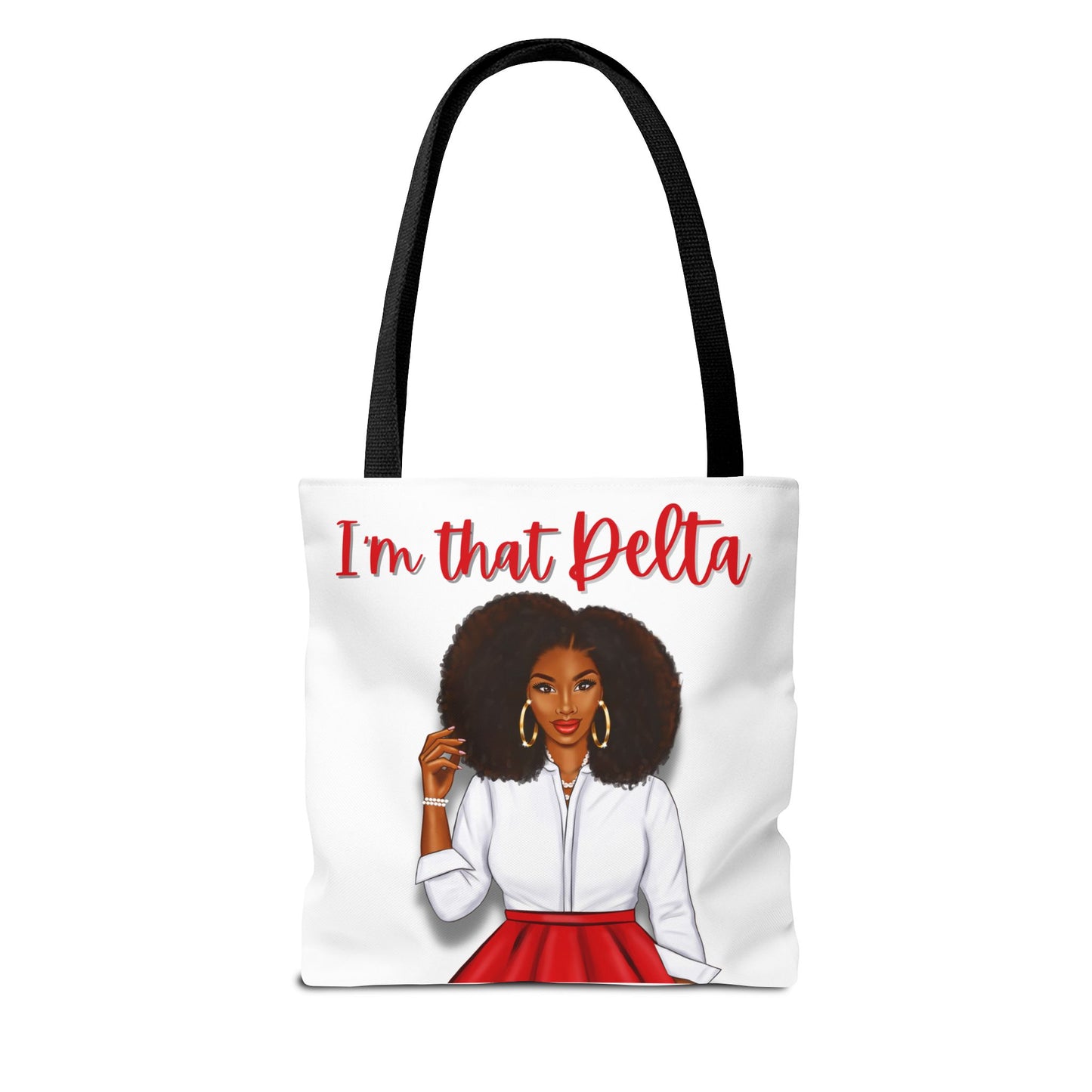 Delta Sigma Theta Sorority-Inspired Tote Bag (3 sizes) - Oooop! Catch All Bag - Sorority Sisterood Gift