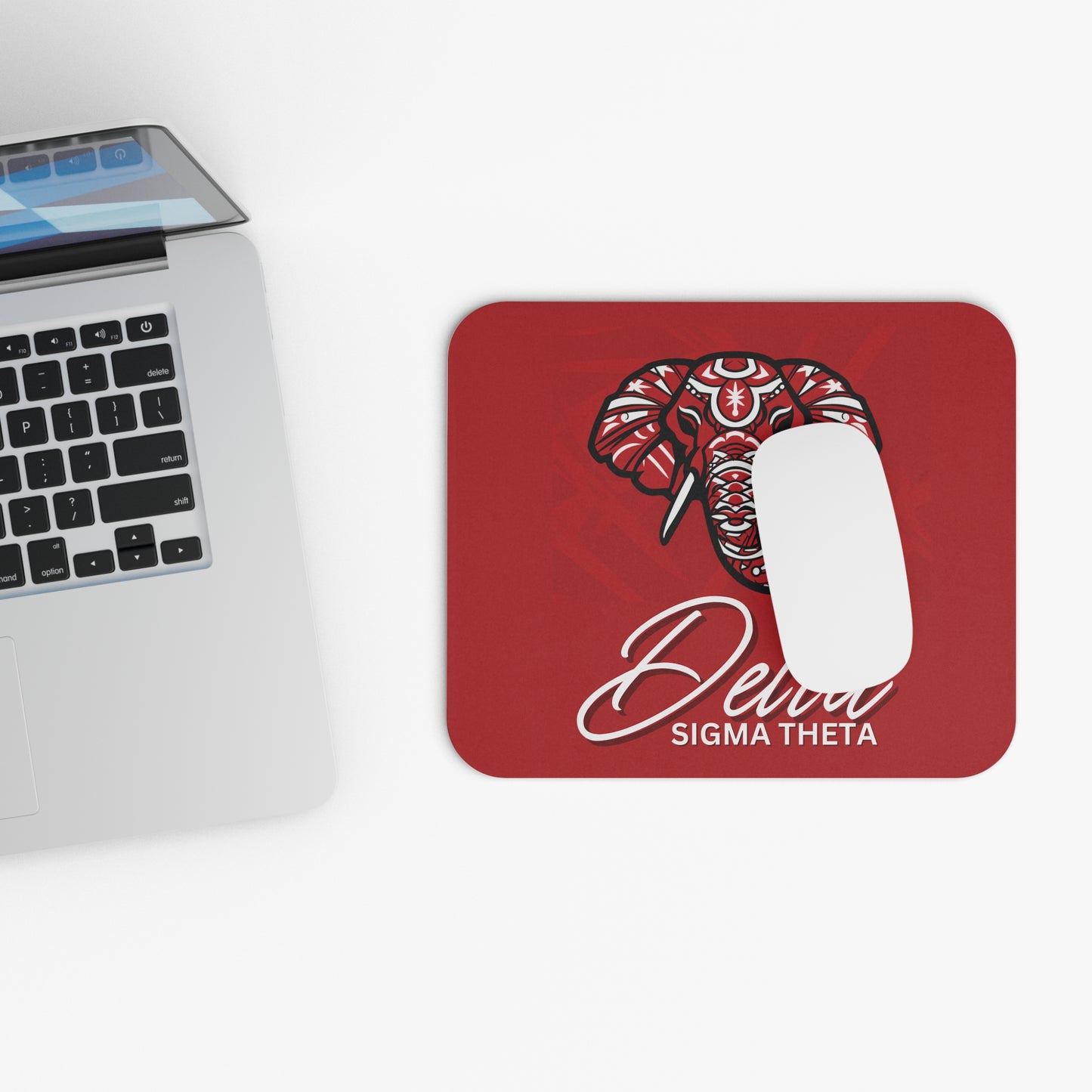 Delta Sigma Theta Sorority Mouse Pad  | DST Elephant 1913 | Soror Sisterhood Gift | Christmas Founders' Day | Big Little Reveal Gift