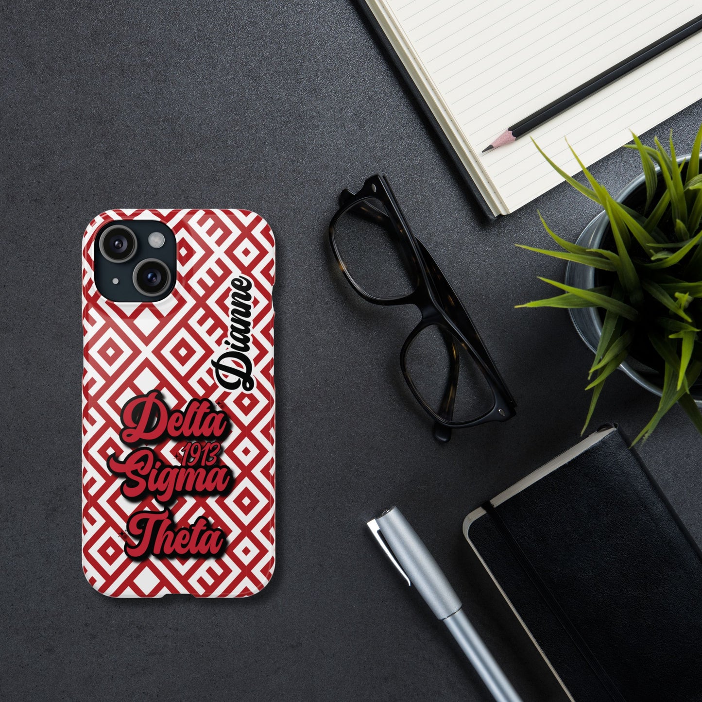 Delta Sigma Theta Sorority Phone Case PERSONALIZED (iPhone 16 Plus-Galaxy 23Ult)| DST Custom Phone Case | Delta Soror Christmas Gift | Probate Crossing Gift 1913