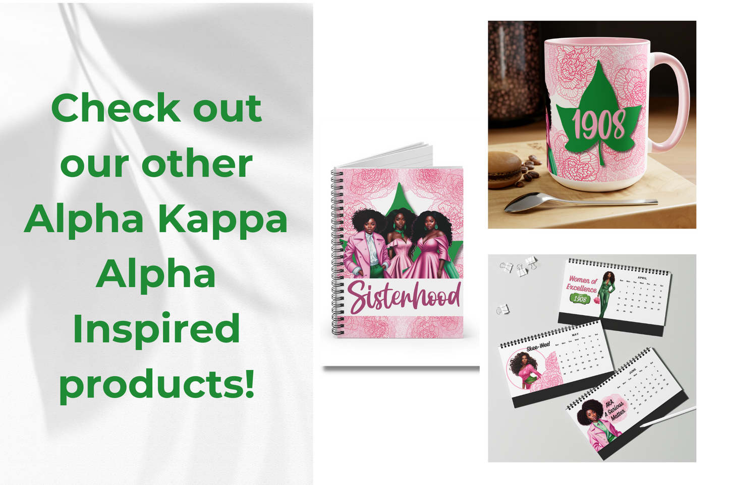 AKA Sorority Phone Case PERSONALIZED (iPhone 16 Plus-GAlaxy 23Ult) | Alpha Kappa Alpha Custom Gift | AKA Soror Christmas Founders' Day | Probate Crossing 1908