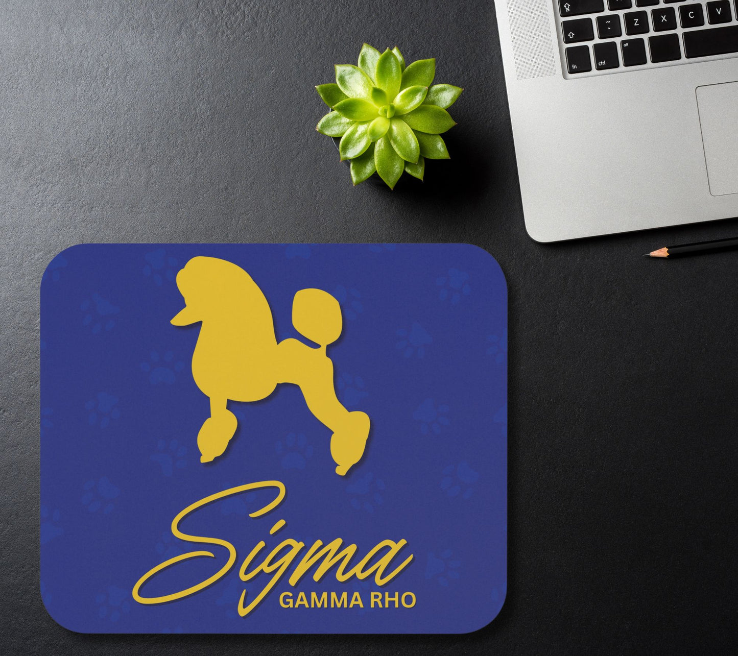 Sigma Gamma Rho Sorority-Inspired Mouse Pad | SGRho Poodle 1922 | Sorority Sisterhood Gift | Rho Founders' Day | Probate Szn
