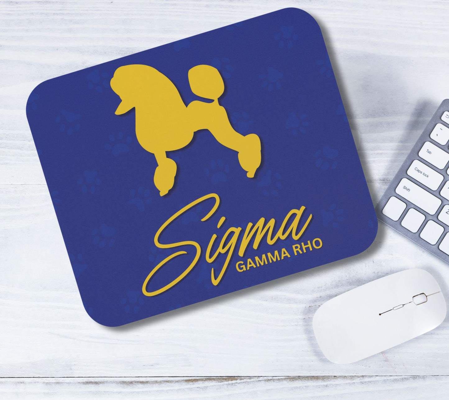 Sigma Gamma Rho Sorority-Inspired Mouse Pad | SGRho Poodle 1922 | Sorority Sisterhood Gift | Rho Founders' Day | Probate Szn