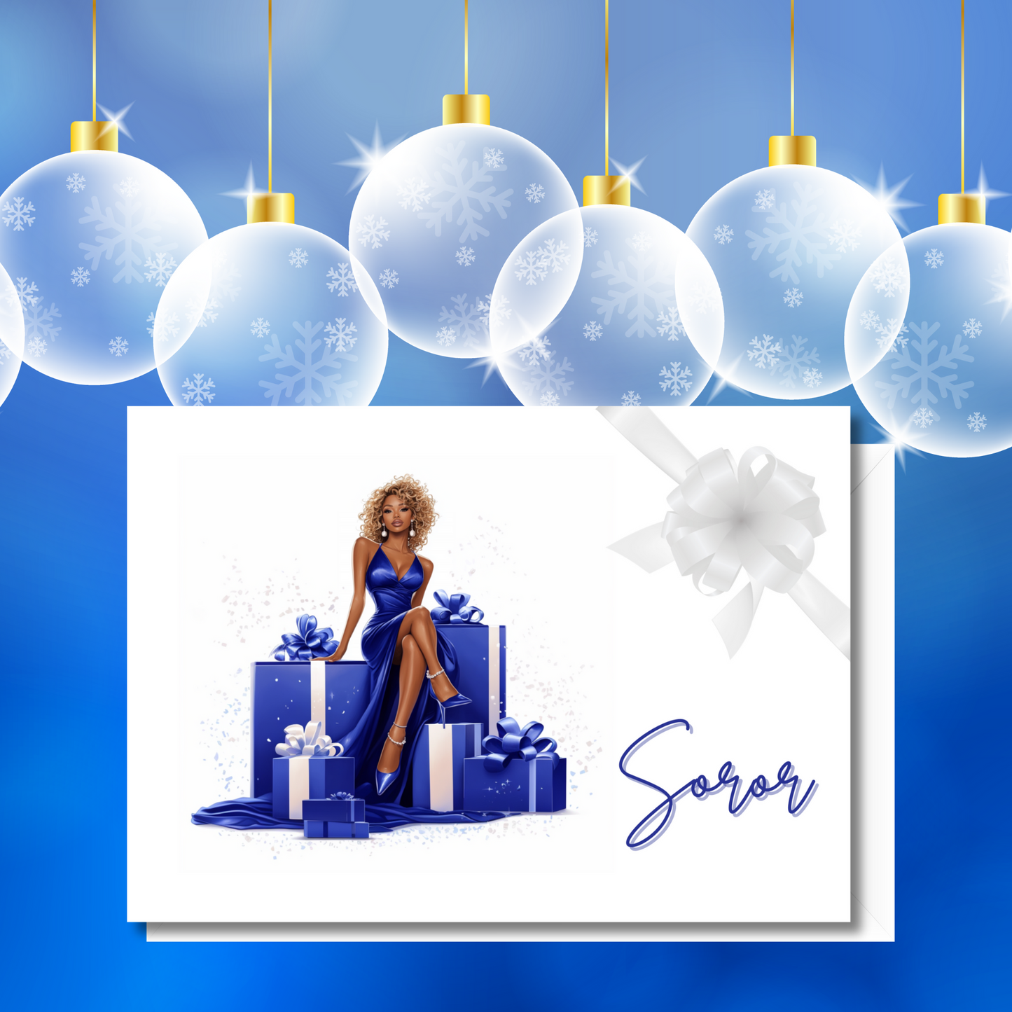 Zeta Phi Beta Sorority Folded 5 x 7 Greeting Cards w/ envelopes (10, 30, 50) ZPhi B Holiday Christmas Cards | Zetaversary Valentine Invitations