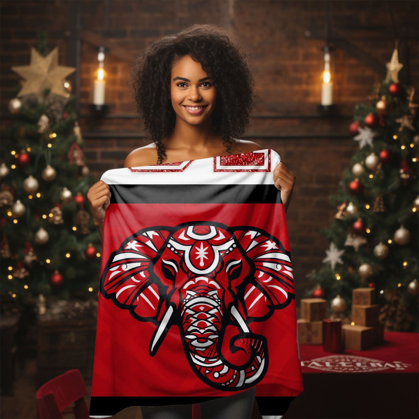 Delta Sigma Theta Sorority-Inspired Throw Blanket 50x60in | DST Dorm Decor | Sisterhood Gift Founders' Day