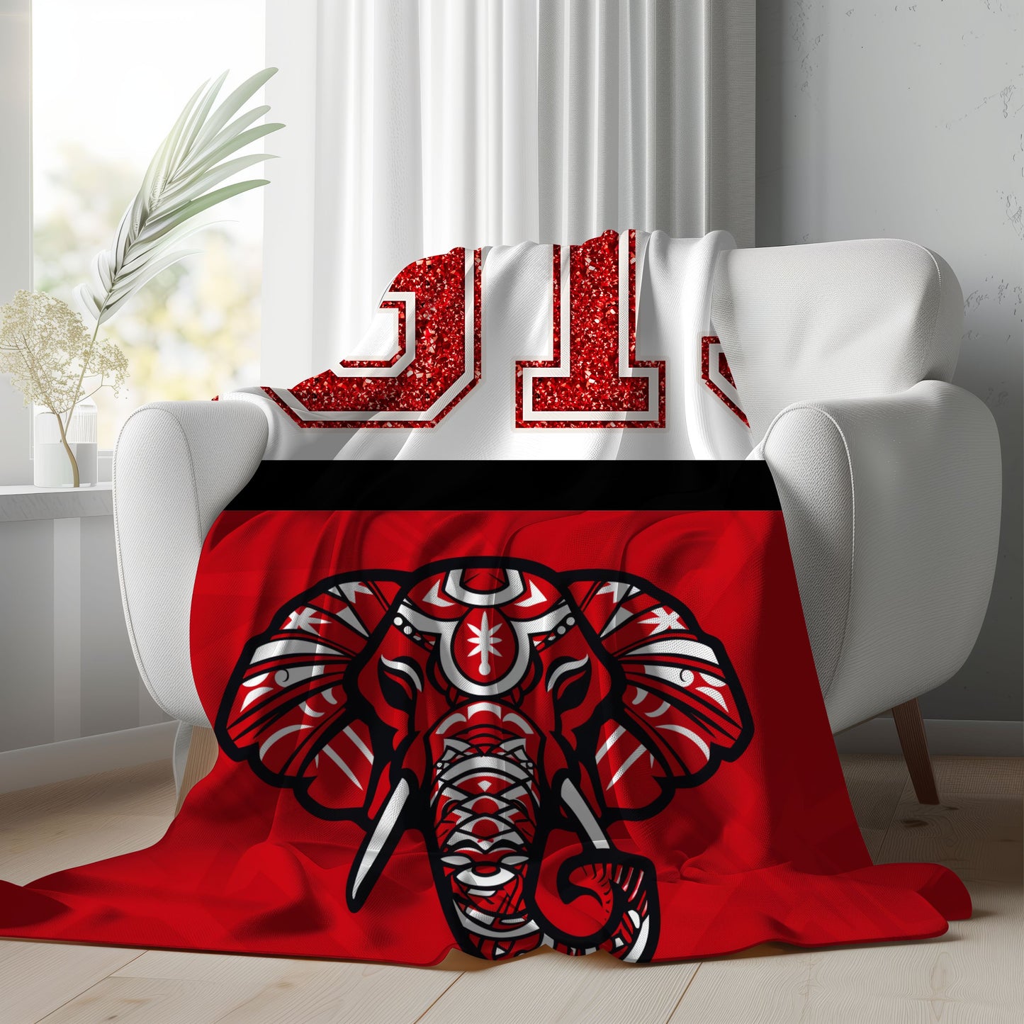 Delta Sigma Theta Sorority-Inspired Throw Blanket 50x60in | DST Dorm Decor | Sisterhood Gift Founders' Day