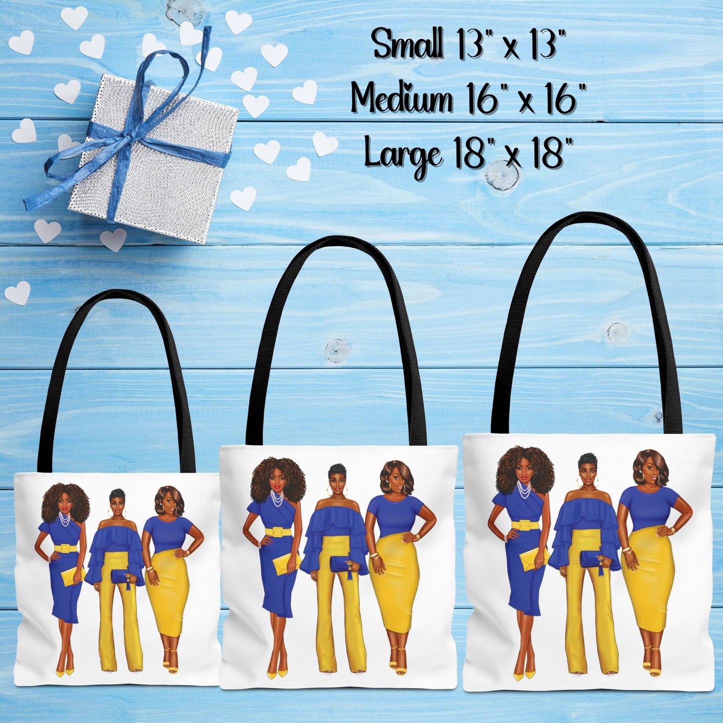 Sigma Gamma Rho Sorority-Inspired Tote Bag (3 sizes) - Sgrho Catch All Bag - Rhoyalty Sisterhood Gift