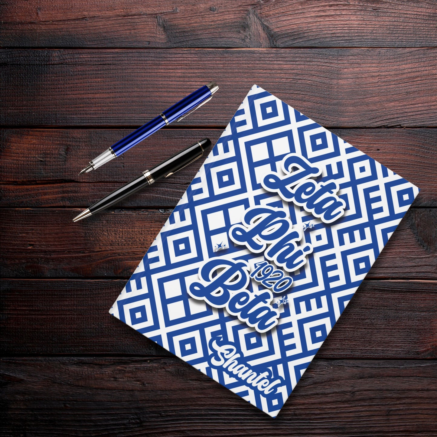 Zeta Phi Beta Sorority-Inspired PERSONALIZED Hardcover Journal - 5.75" x 8" -150 Lined Pages  | ZPhiB Sisterhood Founders' Day Gift