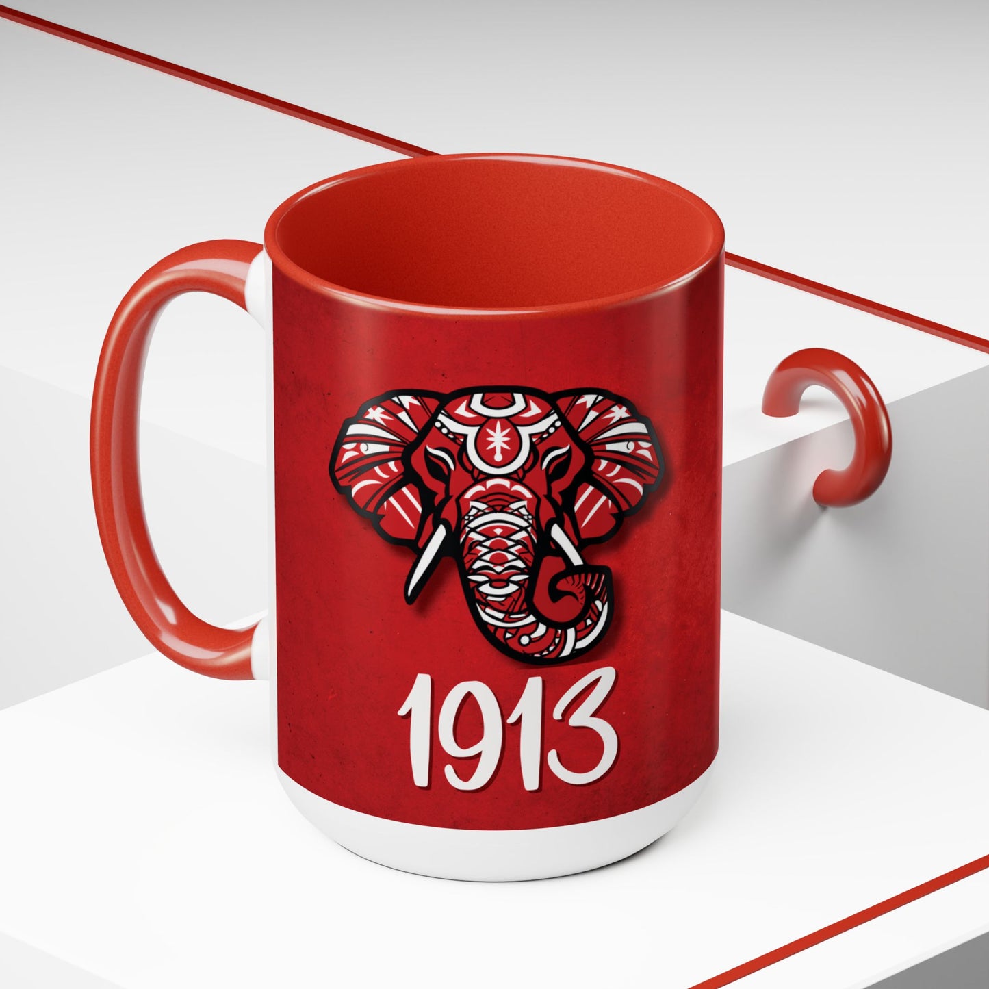 Delta Sigma Theta Sorority PERSONALIZED 15oz Coffee Mug Cup | DST Sorority Custom Gift | Founders' Valentine's Day