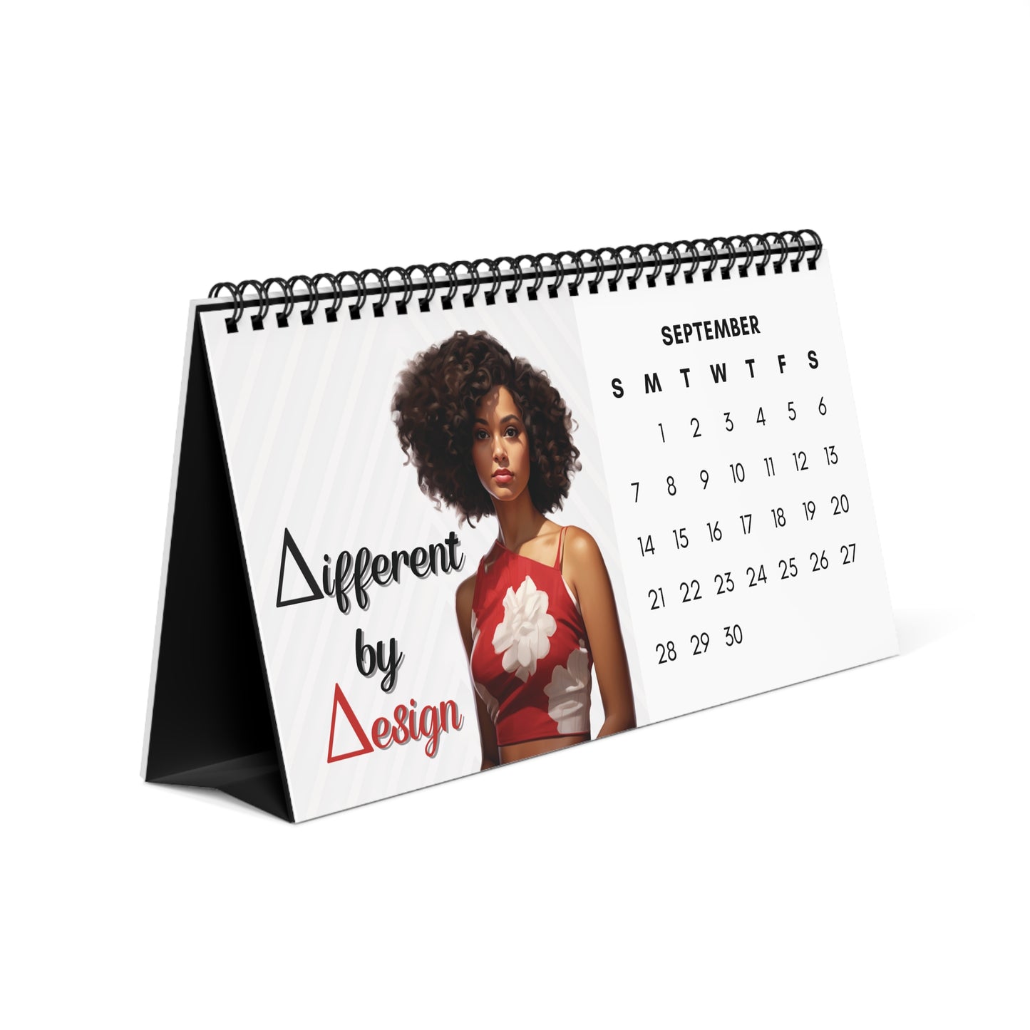 2025 Delta Sigma Theta Sorority 10 x 5 Desk Calendar | DST Soror Sisterhood Gift | Delta Christmas Founders' Day Office Gift | Big Little Gift