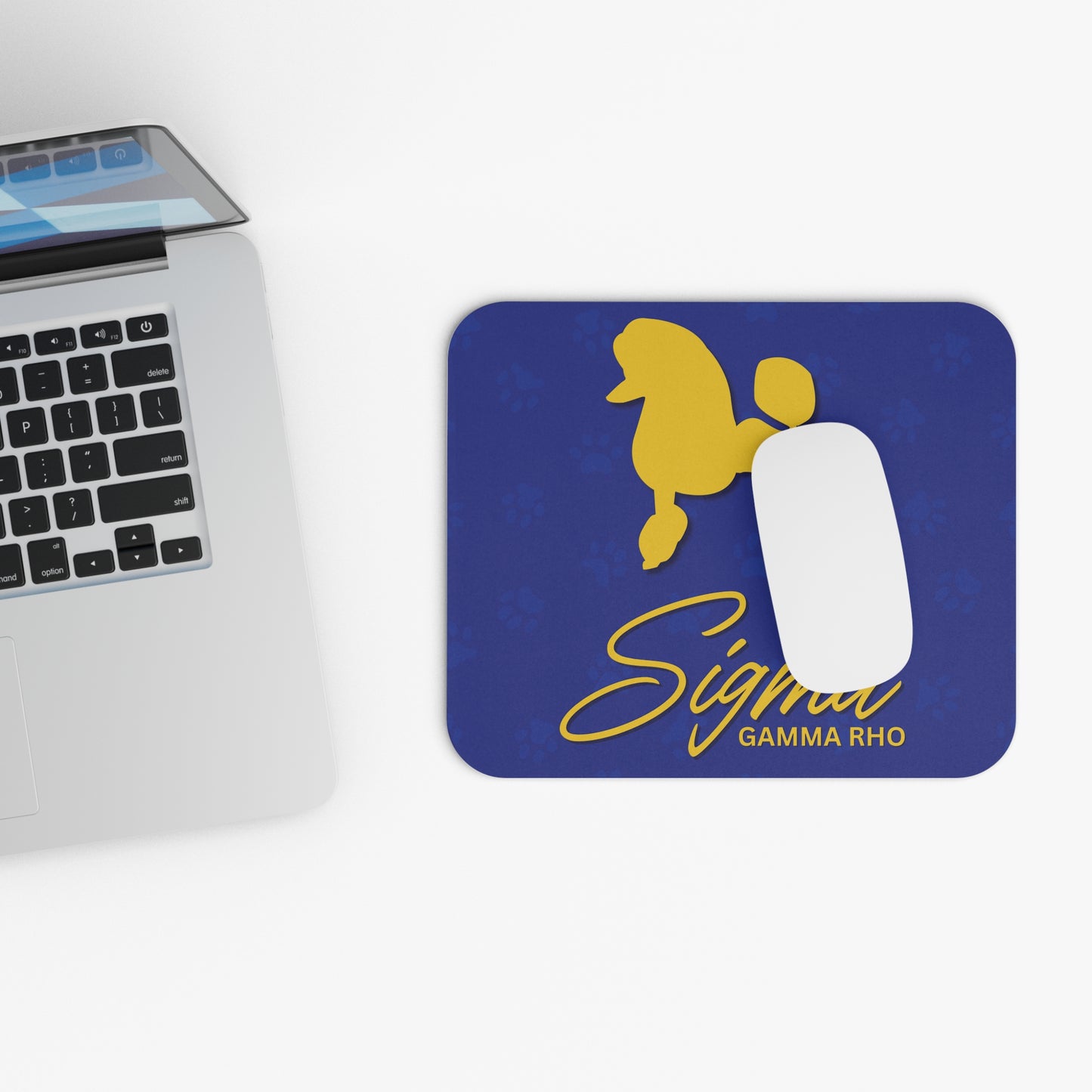 Sigma Gamma Rho Sorority-Inspired Mouse Pad | SGRho Poodle 1922 | Sorority Sisterhood Gift | Rho Founders' Day | Probate Szn