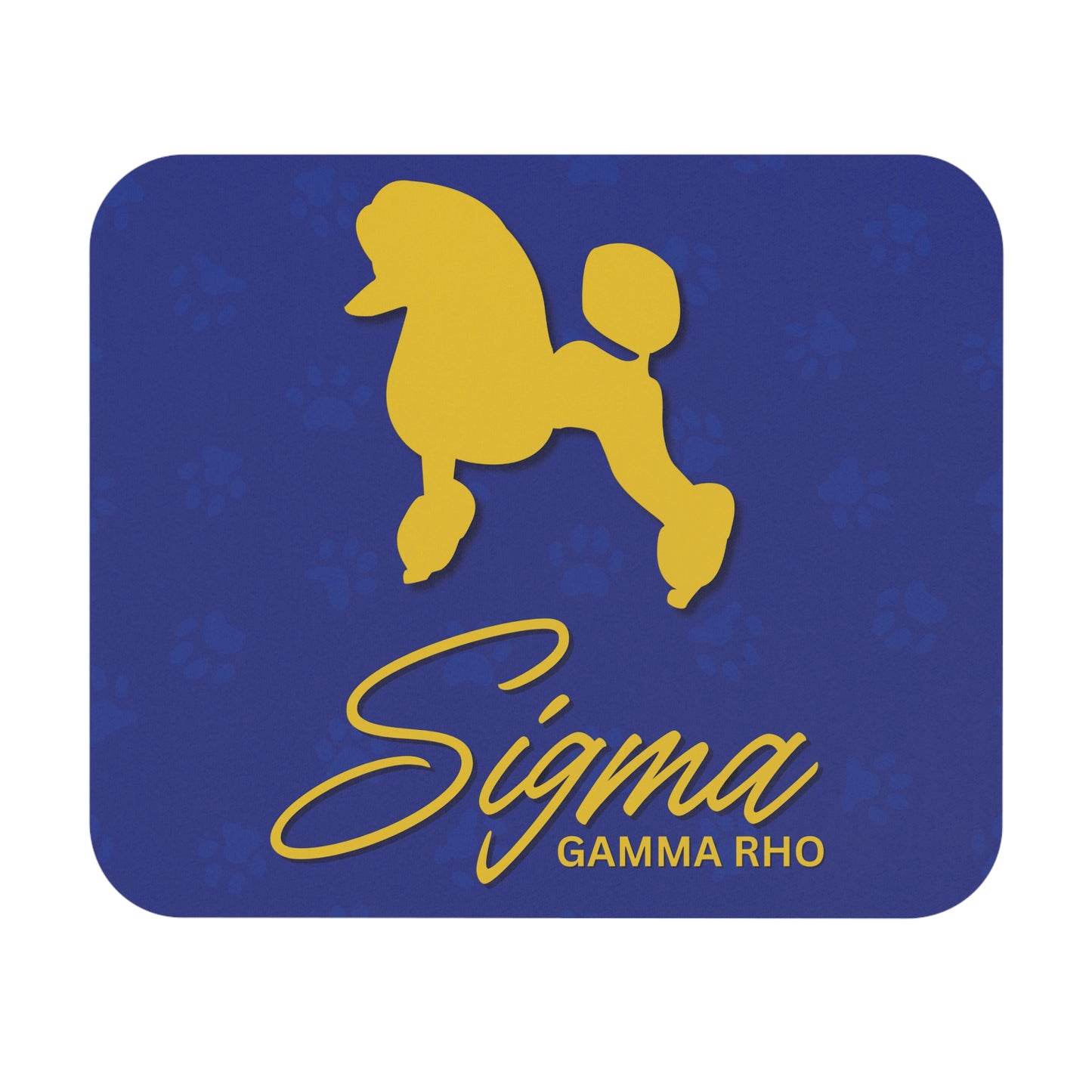 Sigma Gamma Rho Sorority-Inspired Mouse Pad | SGRho Poodle 1922 | Sorority Sisterhood Gift | Rho Founders' Day | Probate Szn