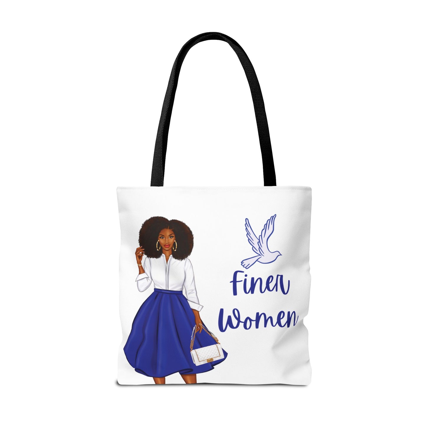 Zeta Phi Beta Sorority-Inspired Tote Bag (3 sizes) - ZPB Catch All Bag - Zeta Sisterhood Gift