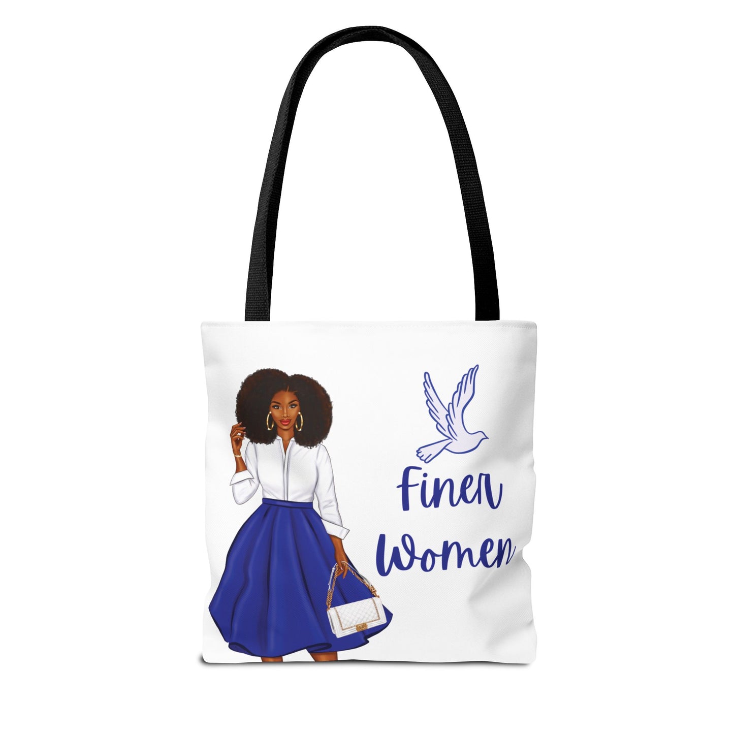 Zeta Phi Beta Sorority-Inspired Tote Bag (3 sizes) - ZPB Catch All Bag - Zeta Sisterhood Gift