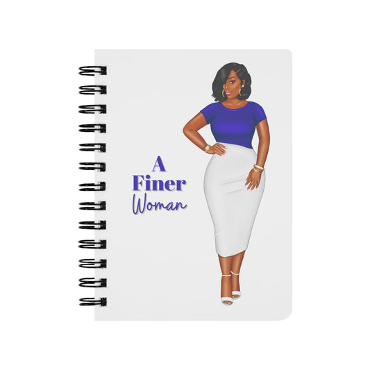 Zeta Phi Beta Sorority Inspired Spiral Notebook 5in x 7in | A Finer Woman