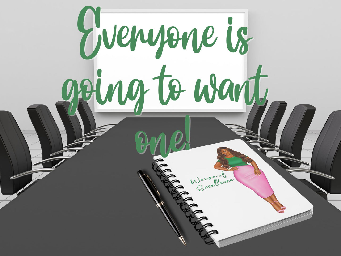 Alpha Kappa Alpha Sorority Inspired 5in x 7in Spiral Notebook | Women of Excellence | Personalized Sorority Sister Gift |AKA Big Little Gift